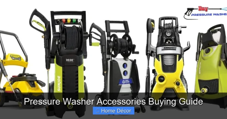 Pressure Washer Accessories Buying Guide
