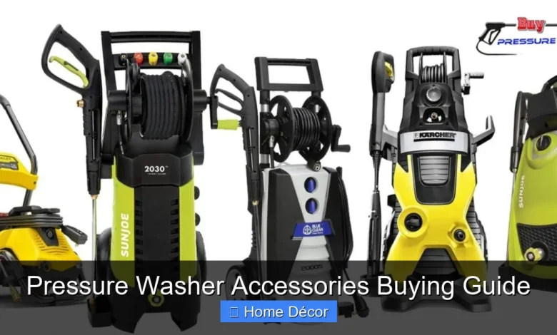 Pressure Washer Accessories Buying Guide