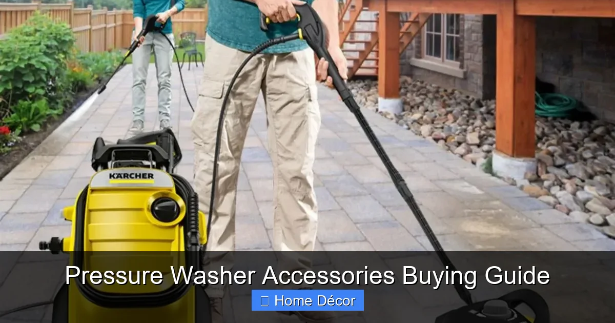 Pressure Washer Accessories Buying Guide