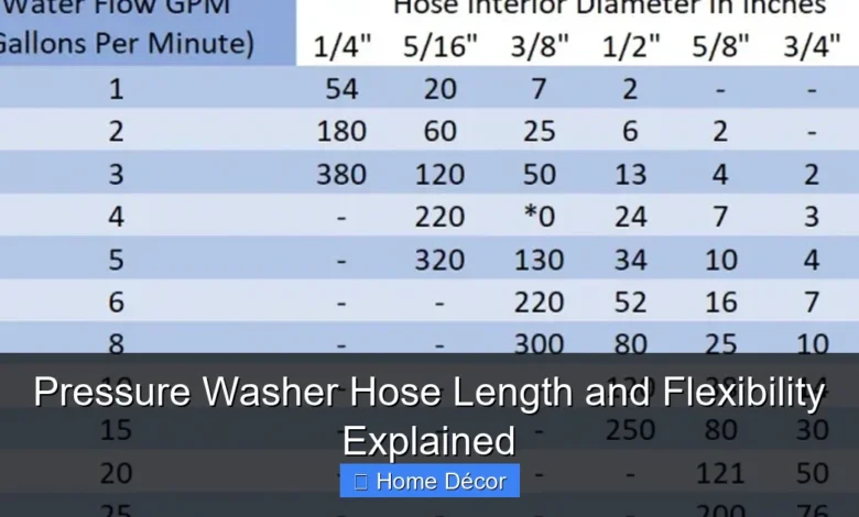 Pressure Washer Hose Length and Flexibility Explained
