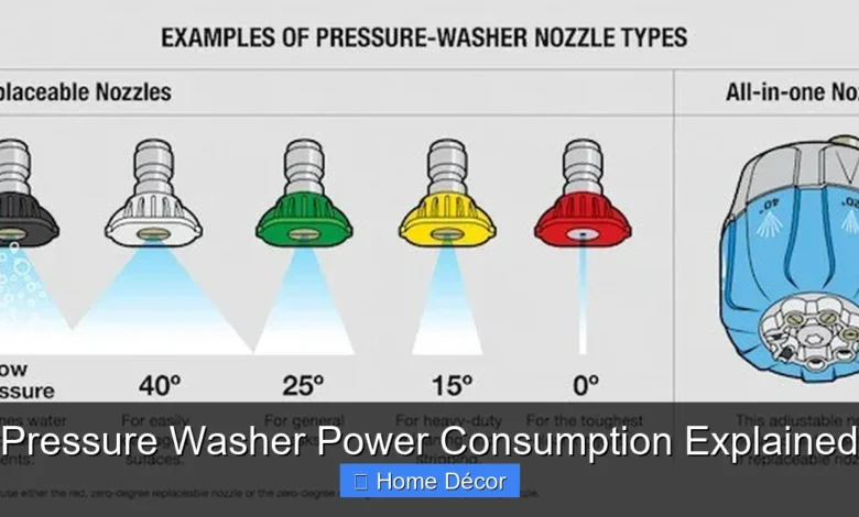 Pressure Washer Power Consumption Explained
