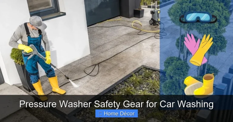 Pressure Washer Safety Gear for Car Washing