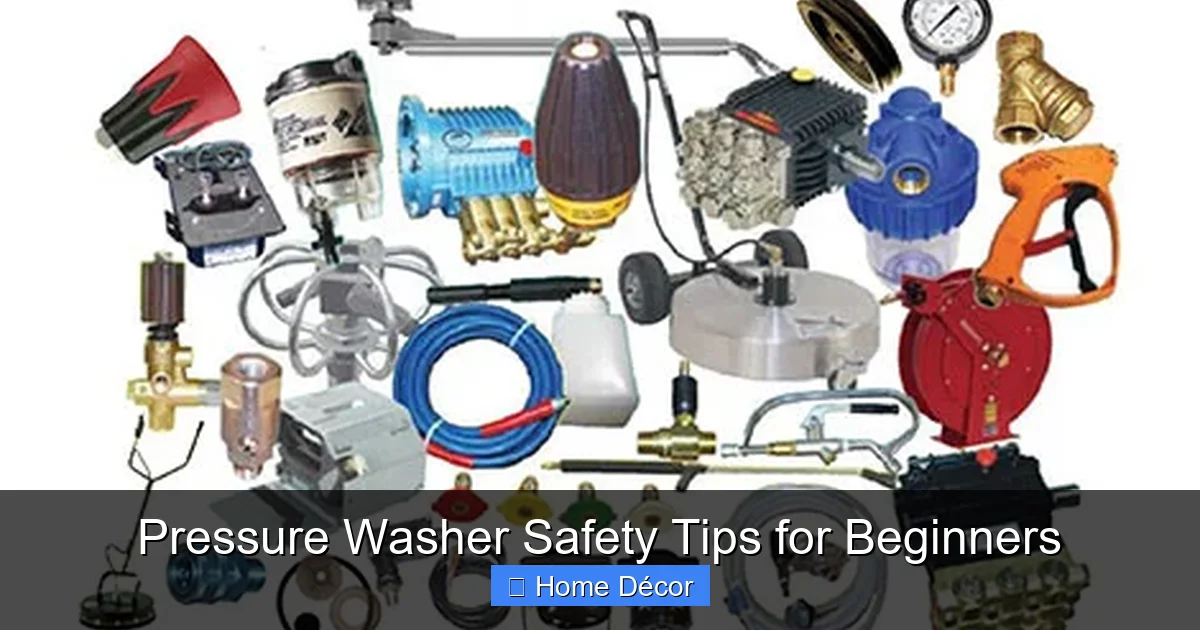 Pressure Washer Safety Tips for Beginners