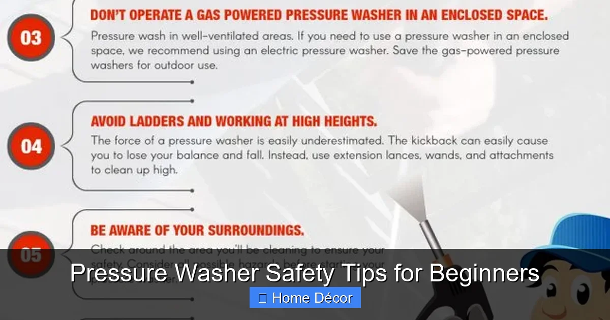Pressure Washer Safety Tips for Beginners