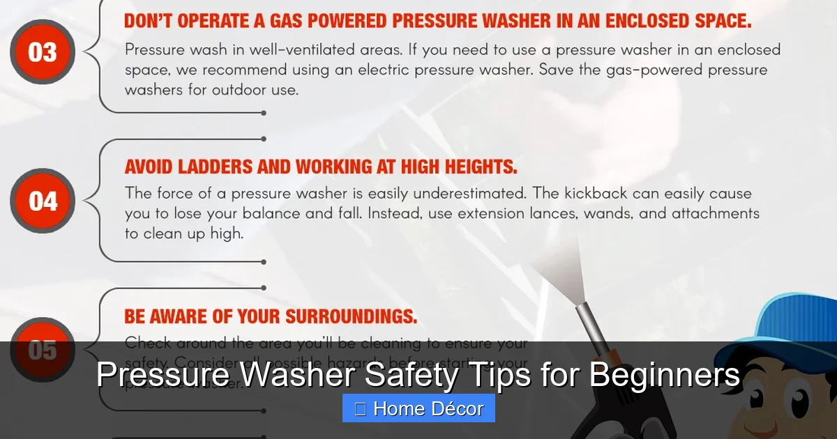Pressure Washer Safety Tips for Beginners