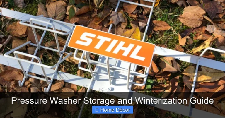 Pressure Washer Storage and Winterization Guide