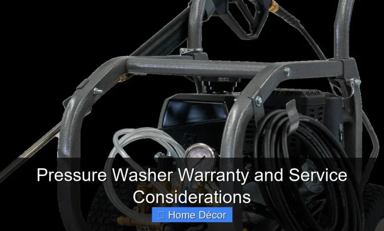 Pressure Washer Warranty and Service Considerations