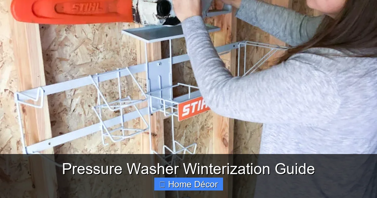 Pressure Washer Winterization Guide