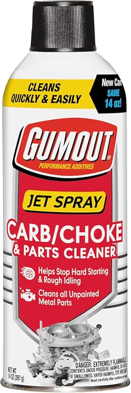 Gumout Carb/Choke Cleaner Spray: Cleans Gum, Varnish, Dirt, Prevents B