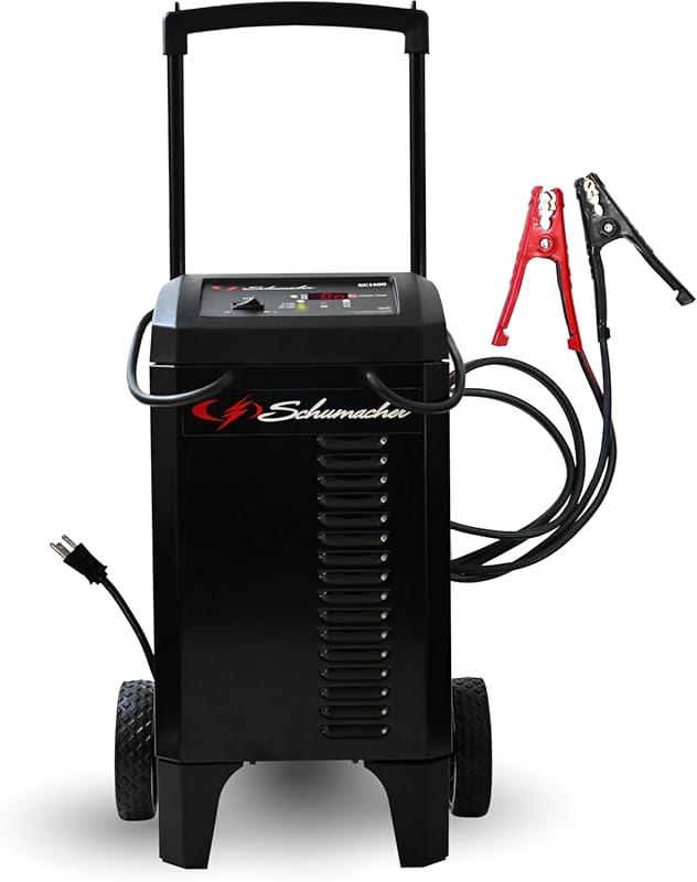 Schumacher Electric SC1400 6A Wheeled Automatic Charger & 300A Starter