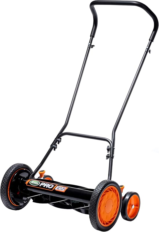 Scotts 18-Inch 7-Blade Manual Push Reel Lawn Mower for a Healthy, Tidy