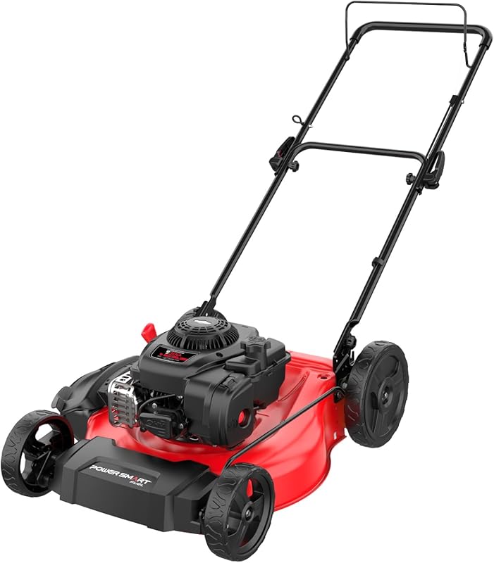 PowerSmart 21-Inch Gas Lawn Mower: 125cc Briggs & Stratton E300 Engine