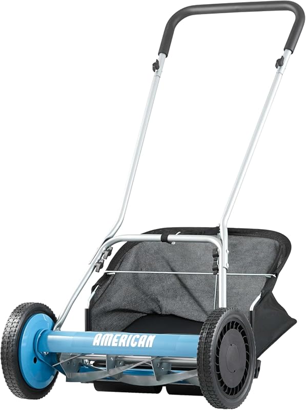 American Lawn Mower Company 18-Inch 5-Blade Walk Behind Reel Mower wit