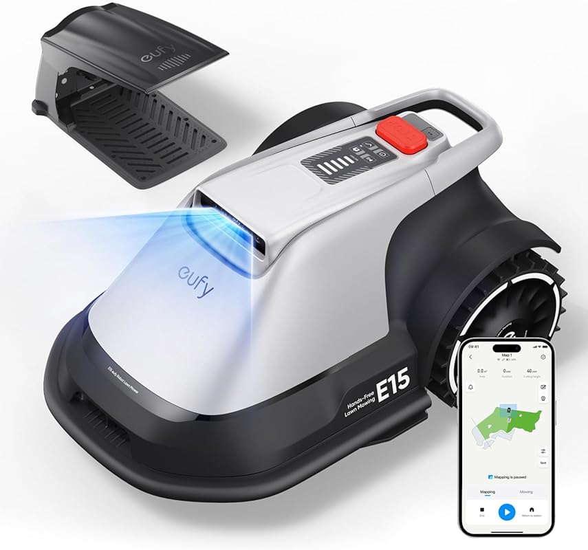 eufy RoboVac L35 Hybrid+ Robot Lawn Mower, Auto-Mapping, Vision Naviga