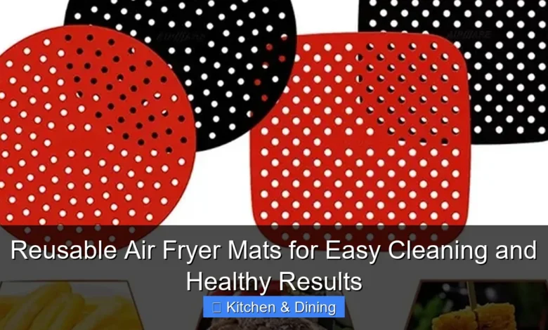 Reusable Air Fryer Mats for Easy Cleaning and Healthy Results