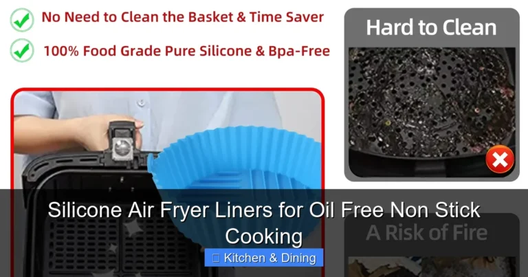 Silicone Air Fryer Liners for Oil Free Non Stick Cooking