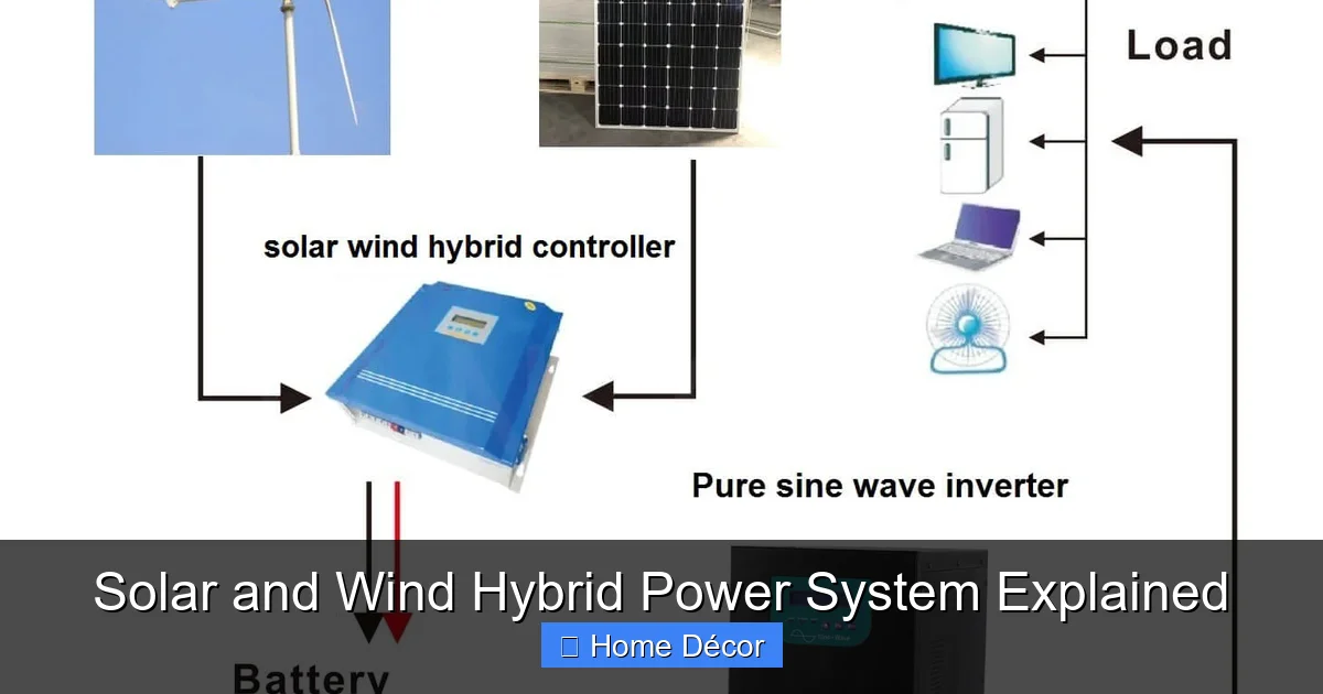 Solar and Wind Hybrid Power System Explained