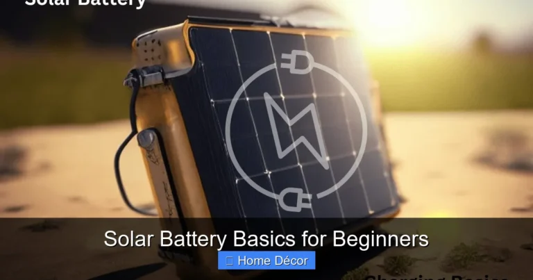 Solar Battery Basics for Beginners