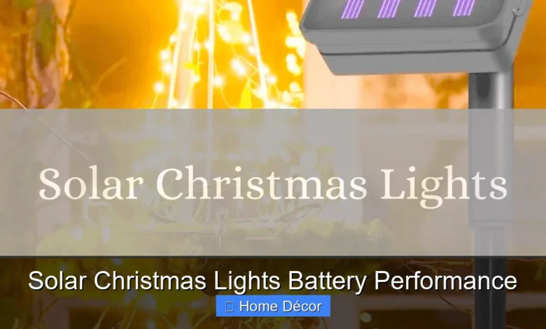 Solar Christmas Lights Battery Performance