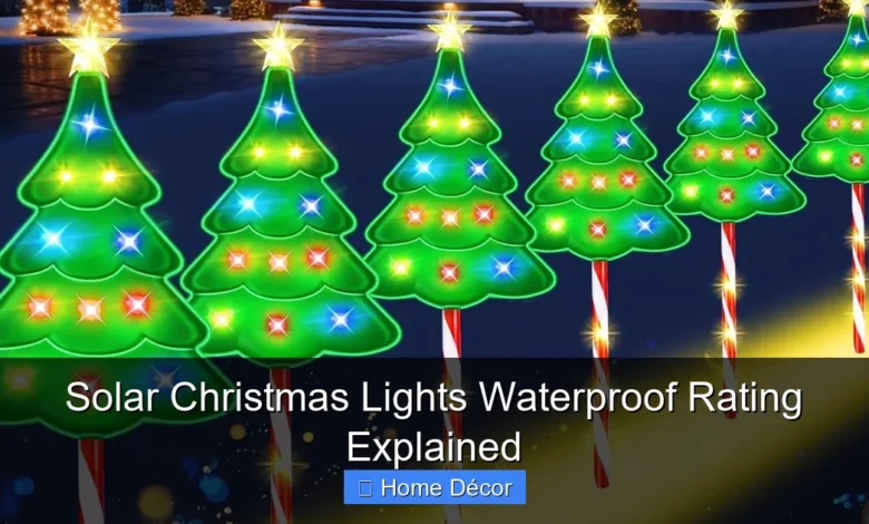 Solar Christmas Lights Waterproof Rating Explained