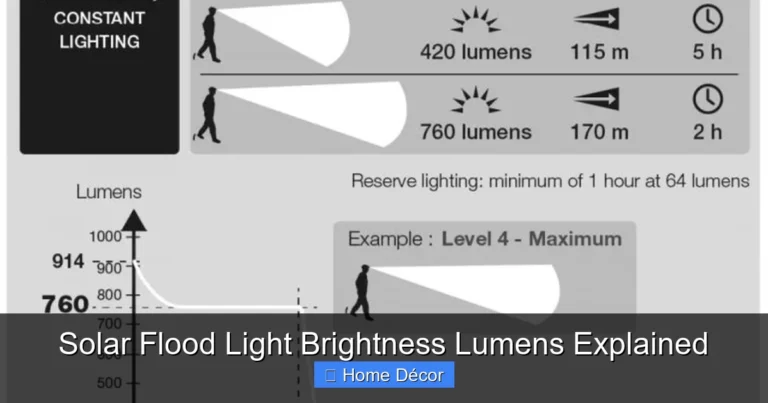 Solar Flood Light Brightness Lumens Explained