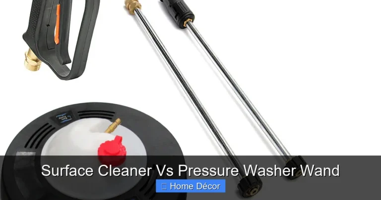 Surface Cleaner Vs Pressure Washer Wand