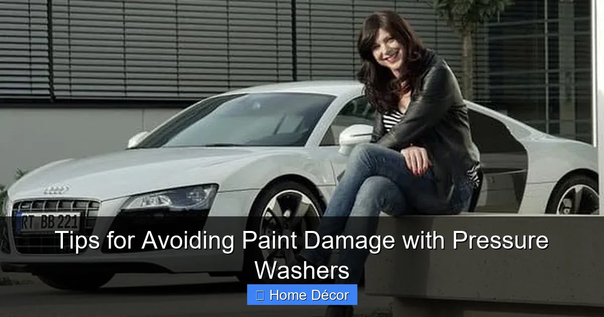 Tips for Avoiding Paint Damage with Pressure Washers