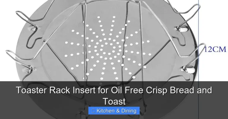 Toaster Rack Insert for Oil Free Crisp Bread and Toast