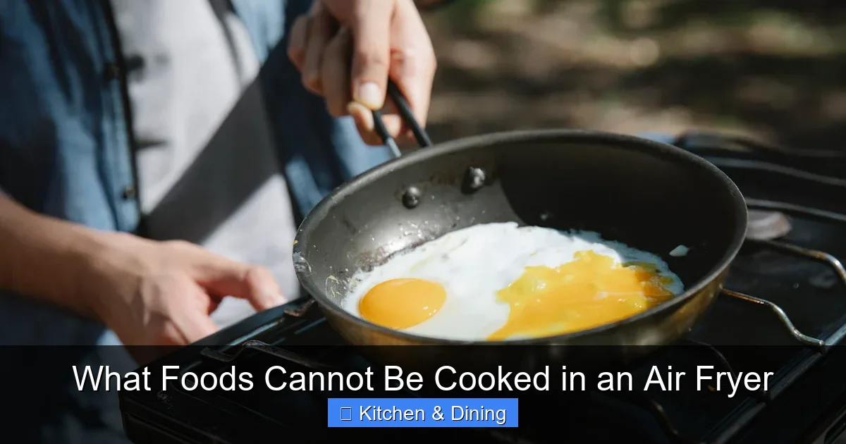 What Foods Cannot Be Cooked in an Air Fryer