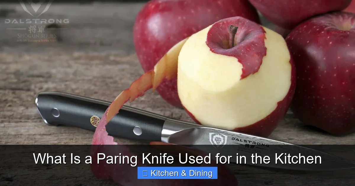 What Is a Paring Knife Used for in the Kitchen