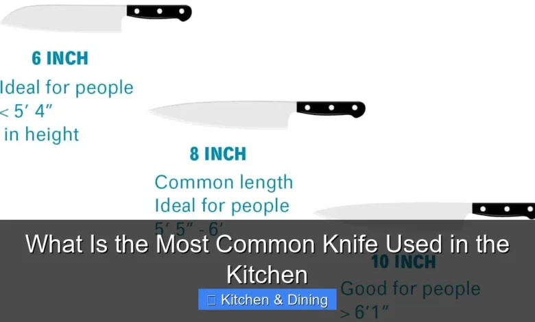 What Is the Most Common Knife Used in the Kitchen