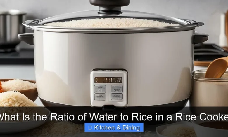 What Is the Ratio of Water to Rice in a Rice Cooker