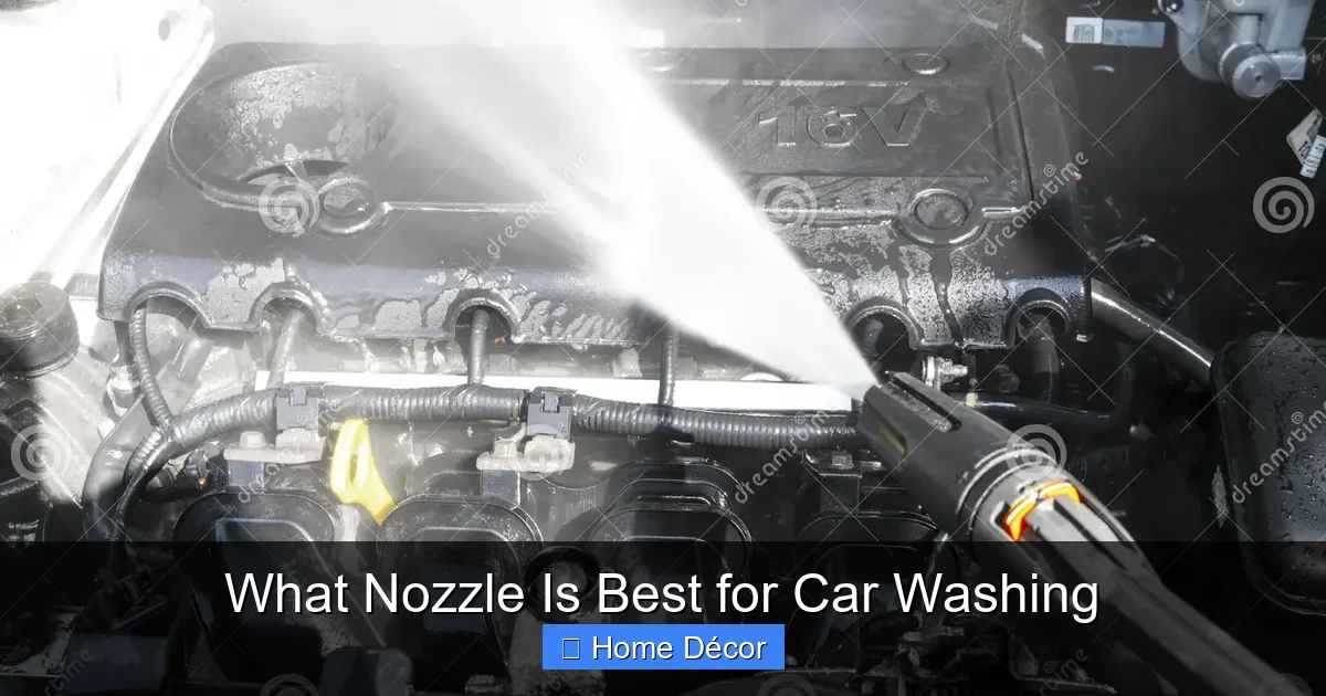 What Nozzle Is Best for Car Washing