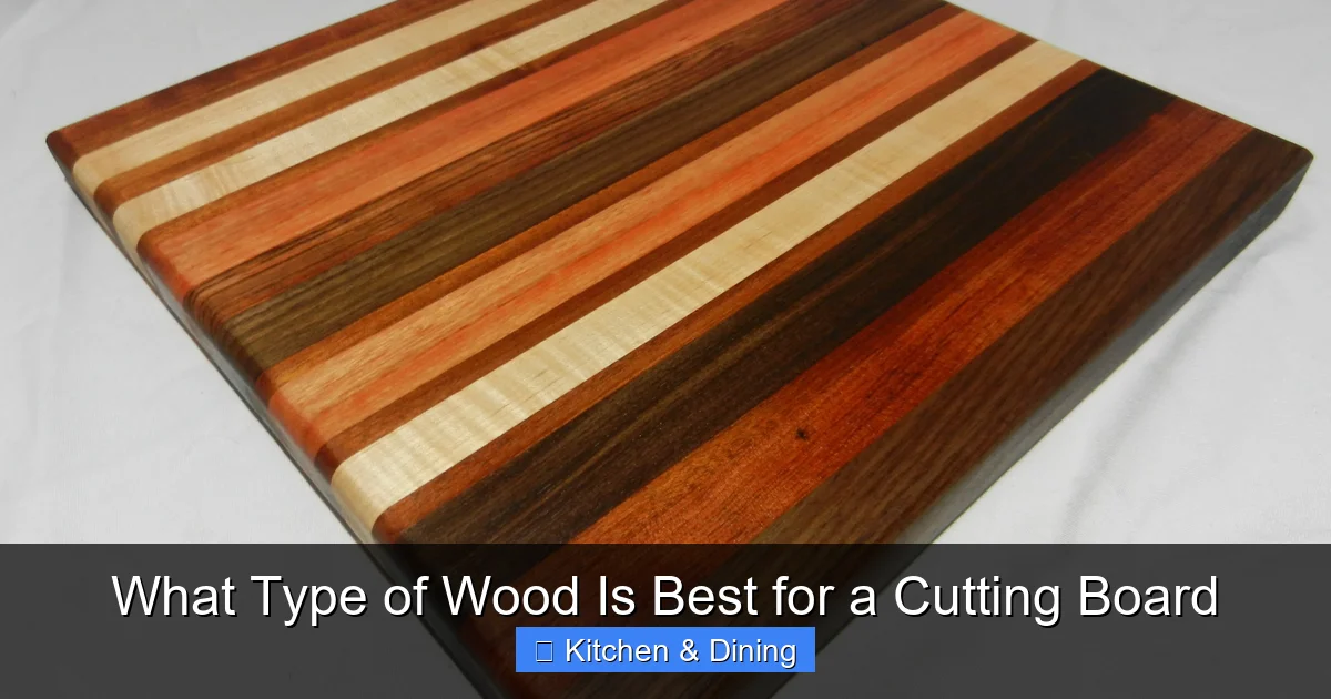 What Type of Wood Is Best for a Cutting Board