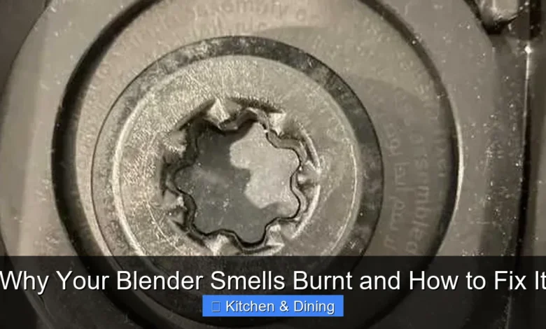 Why Your Blender Smells Burnt and How to Fix It