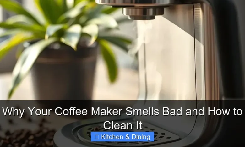 Why Your Coffee Maker Smells Bad and How to Clean It