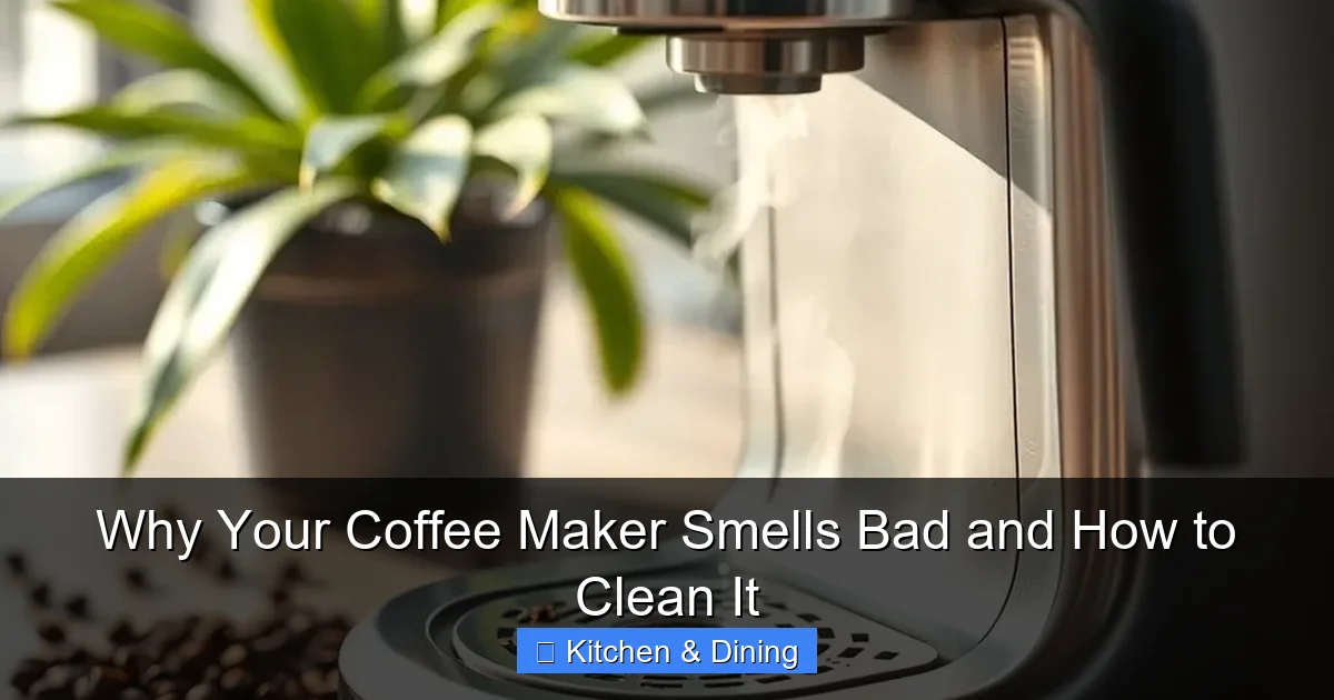 Why Your Coffee Maker Smells Bad and How to Clean It