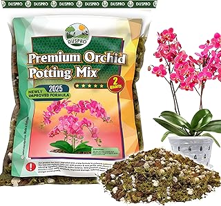[Upgraded] DUSPRO Orchid Potting Mix Repotting